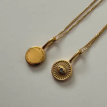 "Good things are coming" Evil Eye 2.0 Necklace Gold