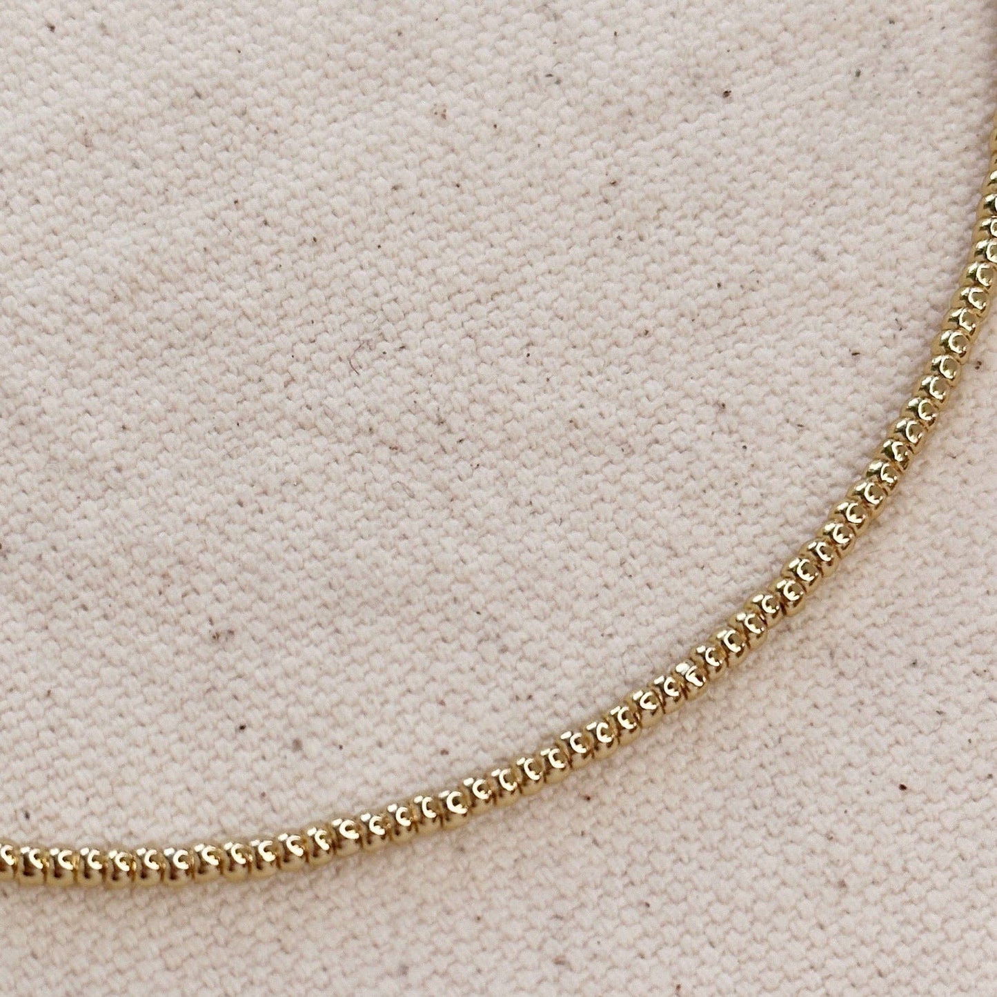 The Horizon Choker Necklace - 18k Gold filled