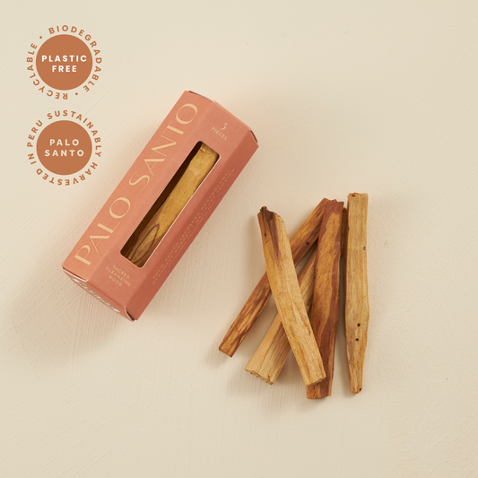 Palo Santo Wood Bundle Box - Plastic Free Packaging!